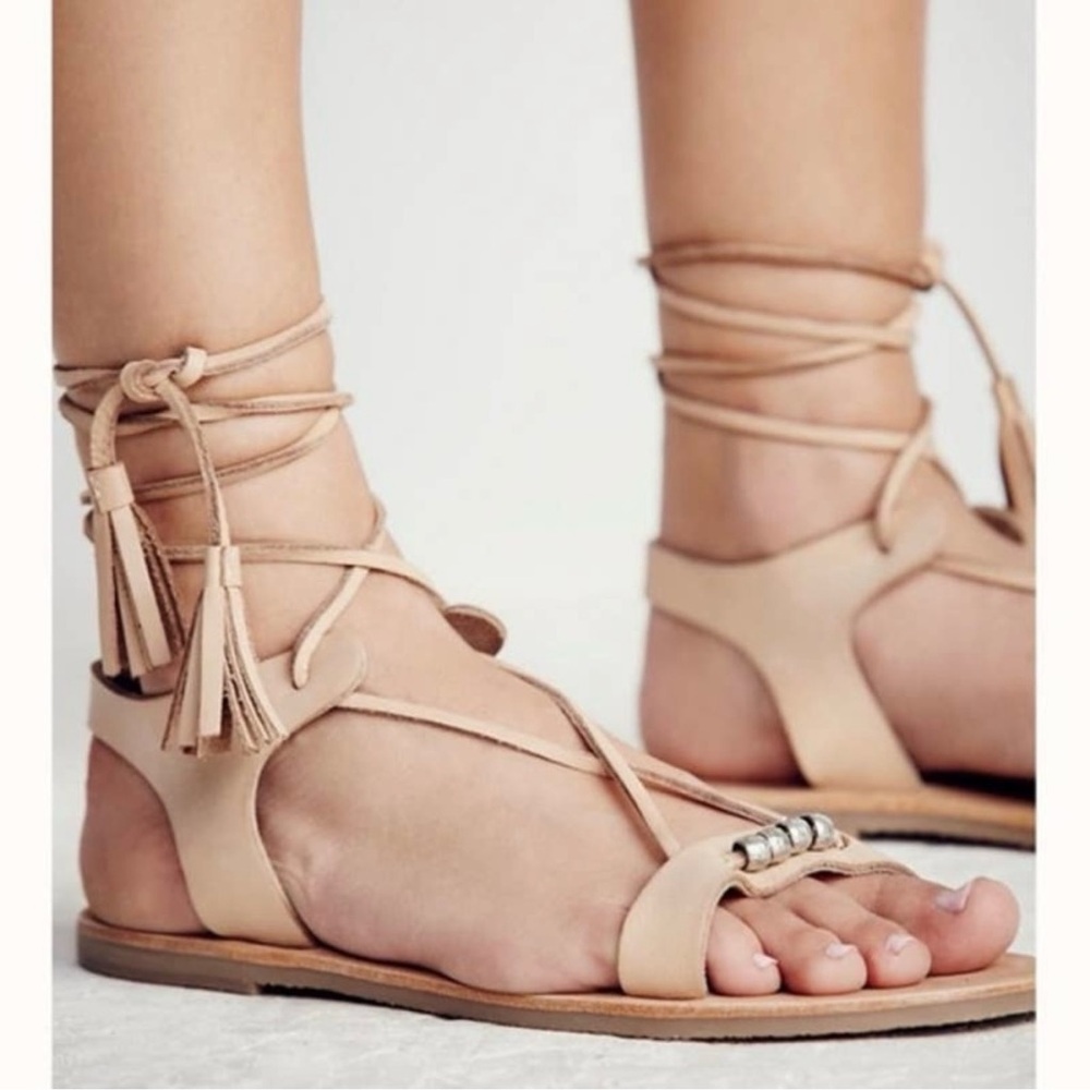 Free people wrap sandals